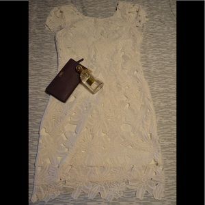 Lace appliqué Dress